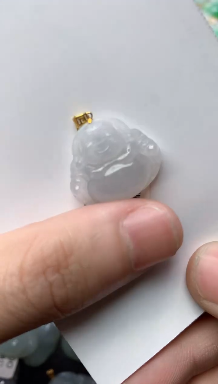 【闪购商品】翡翠颈饰18K金镶嵌25.........