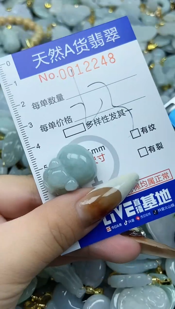 【闪购商品】翡翠颈饰未镶嵌天然A货翡翠