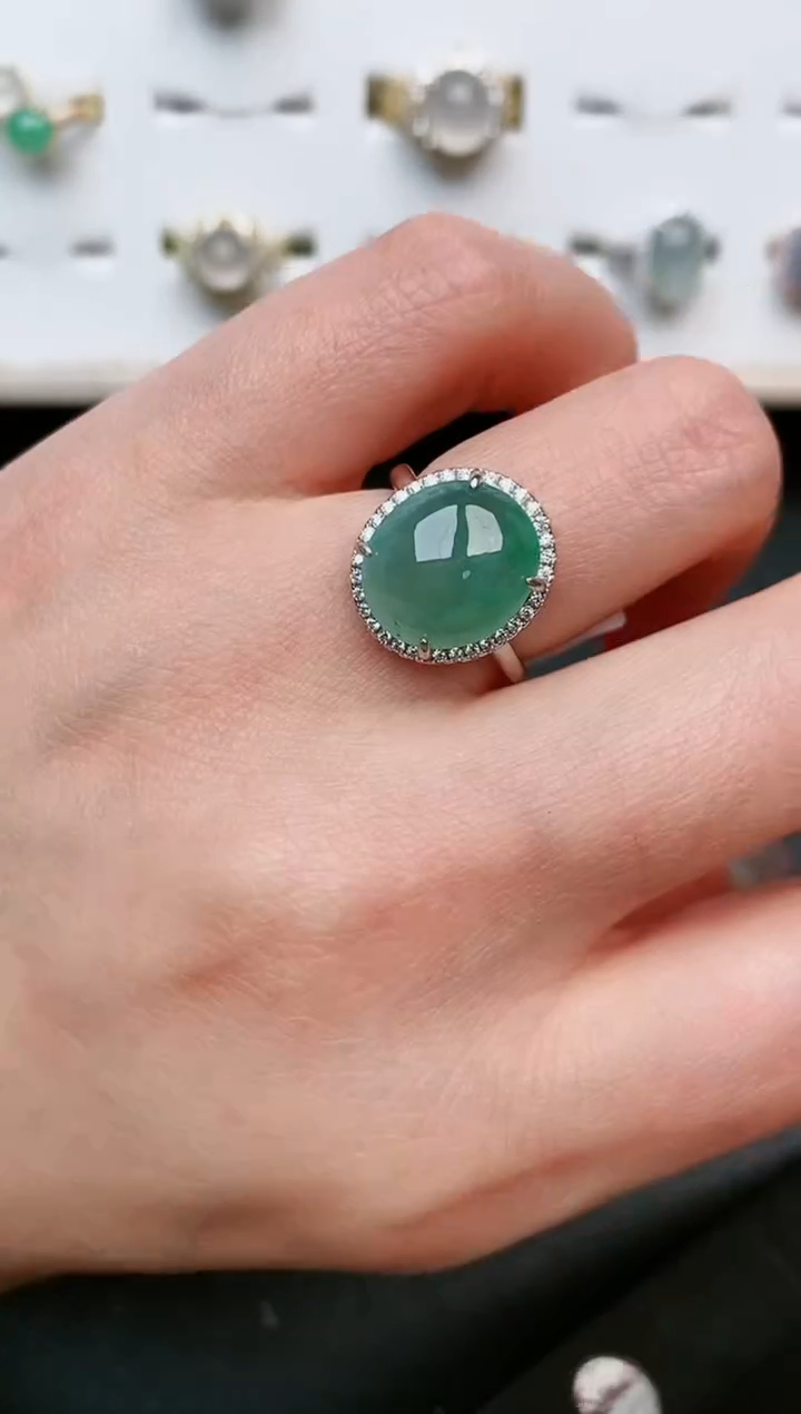 【闪购商品】翡翠戒指银S925镶嵌.....