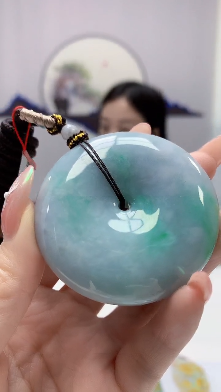【闪购商品】定制翡翠未镶嵌4852DD-毛货挂件147