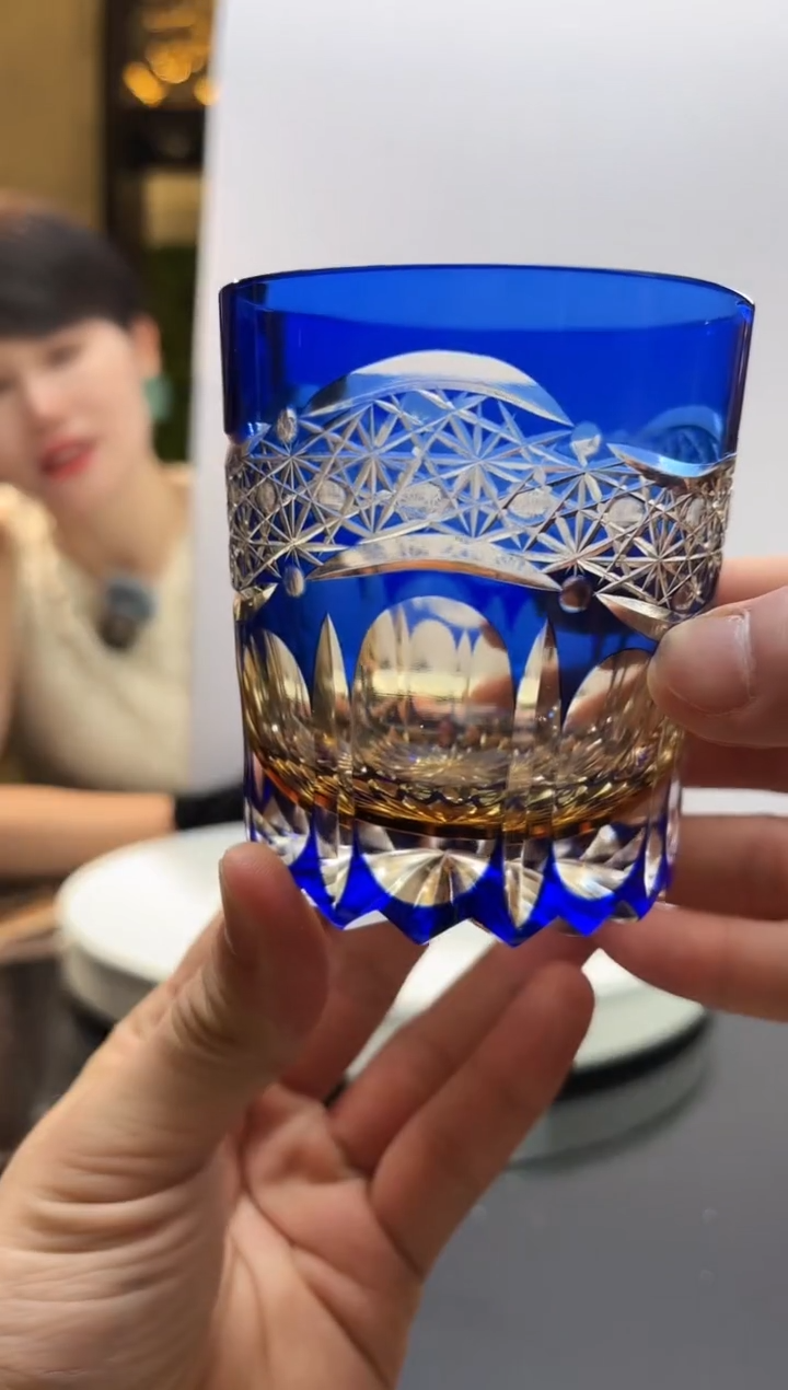 琉璃手工艺品AJ1216017威士忌杯