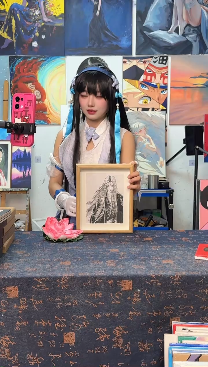 丙烯画文*亭王麻子丙烯画x