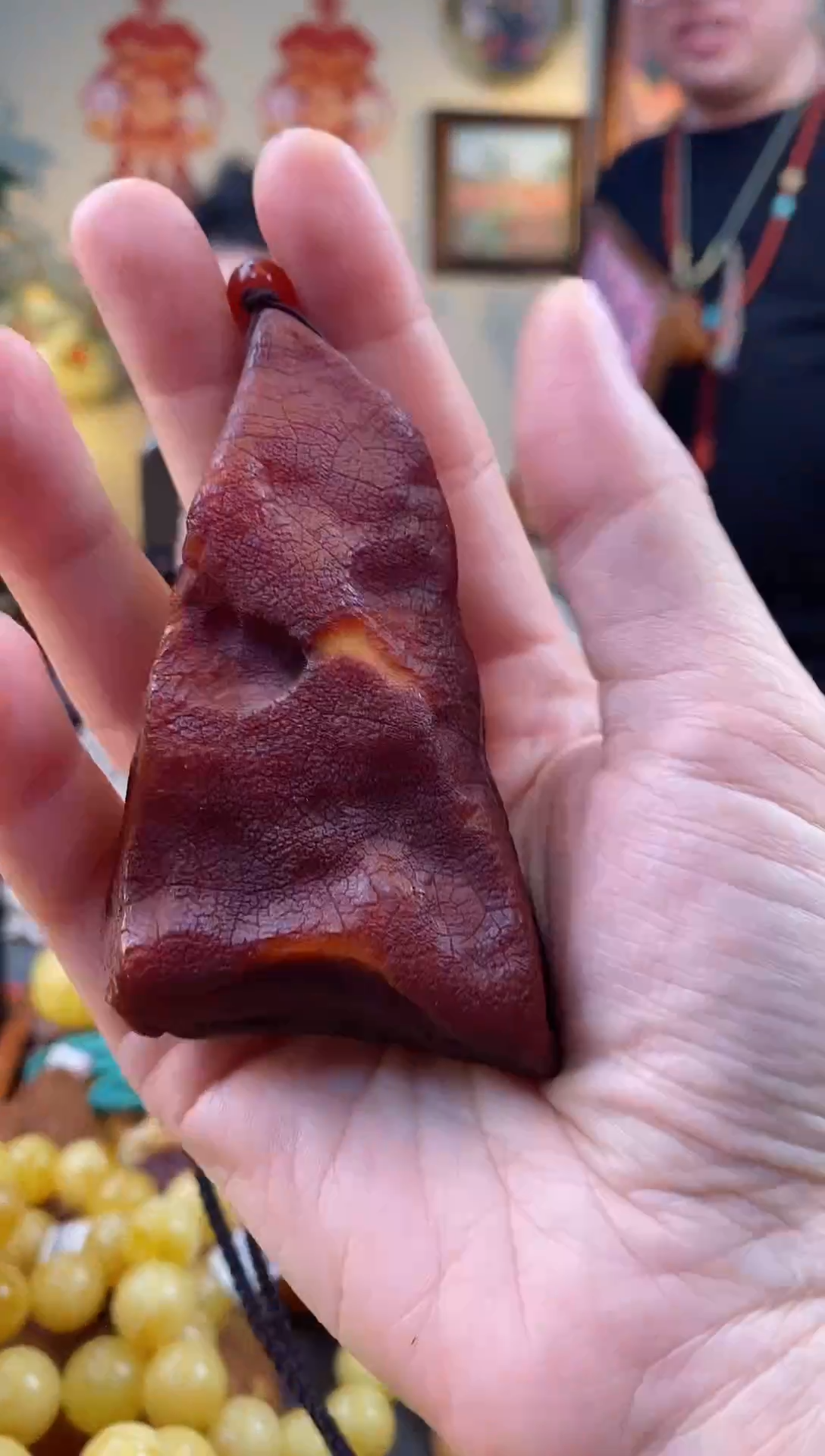 【闪购商品】琥珀颈饰未镶嵌吊坠