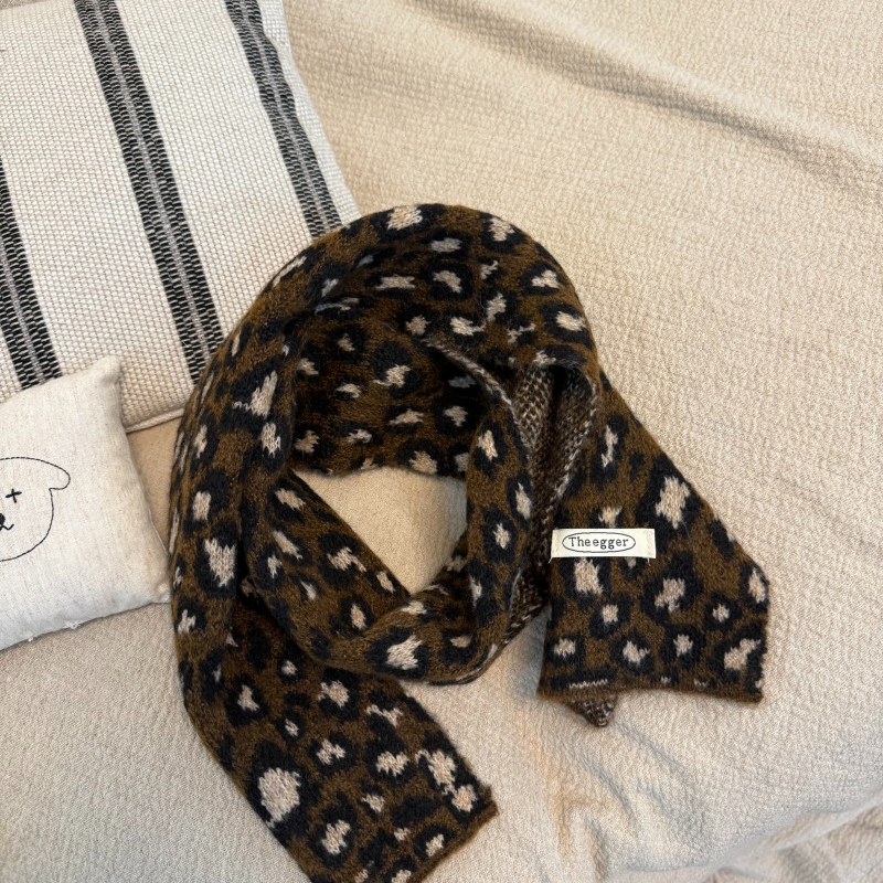 儿童豹纹围巾ins男女童韩系穿搭FSP011