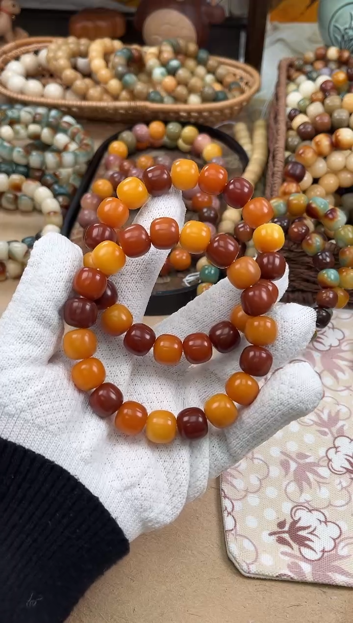 手串菩提根/象牙果a839 卡14 干磨孔一般尼克狐