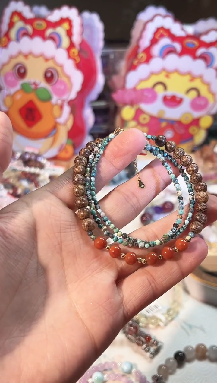 【闪购商品】南红玛瑙颈饰未镶嵌F102项链