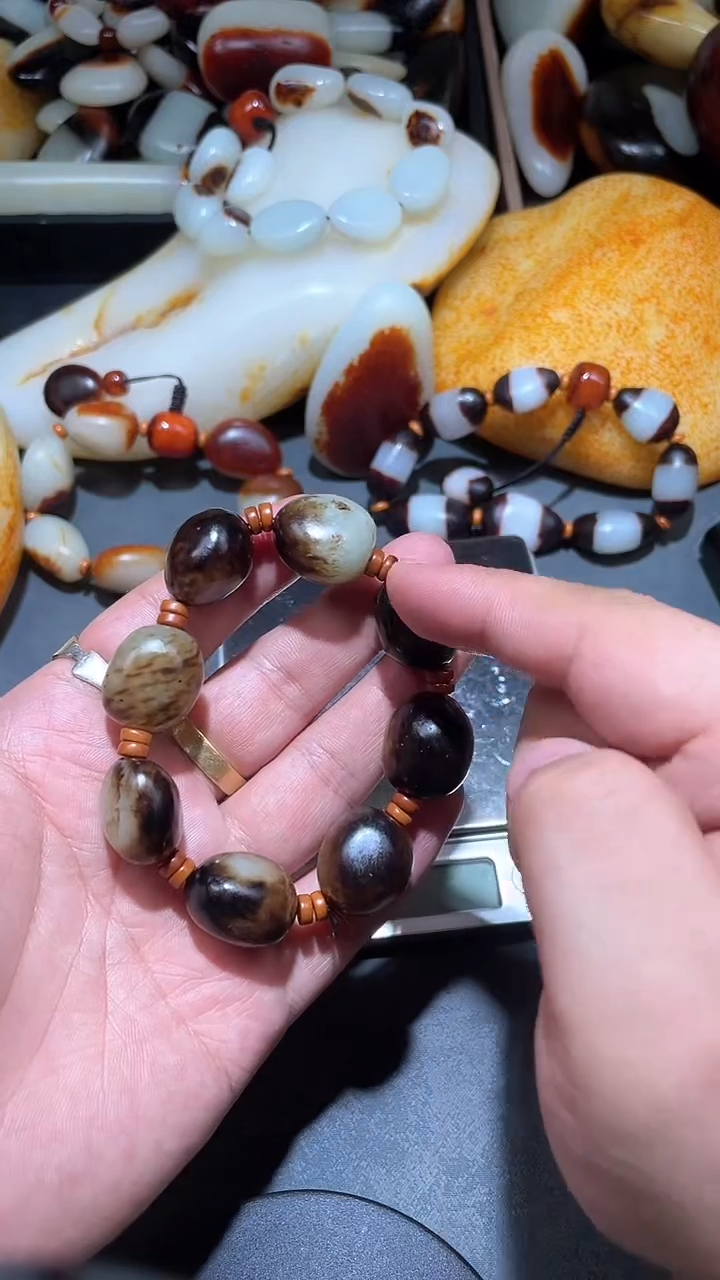 【闪购商品】和田玉手串未镶嵌YL-LL-1.23-14多样性发货