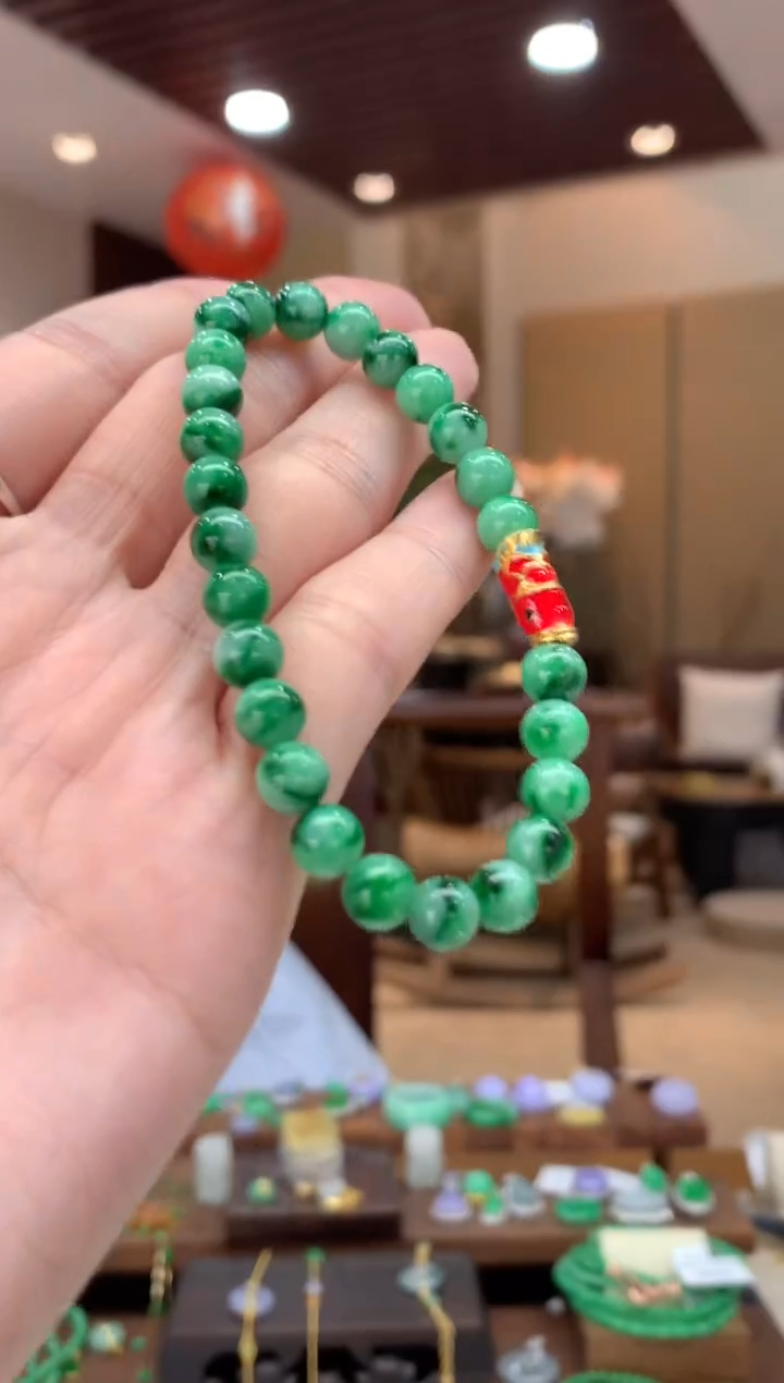 未镶嵌手串翡翠手串