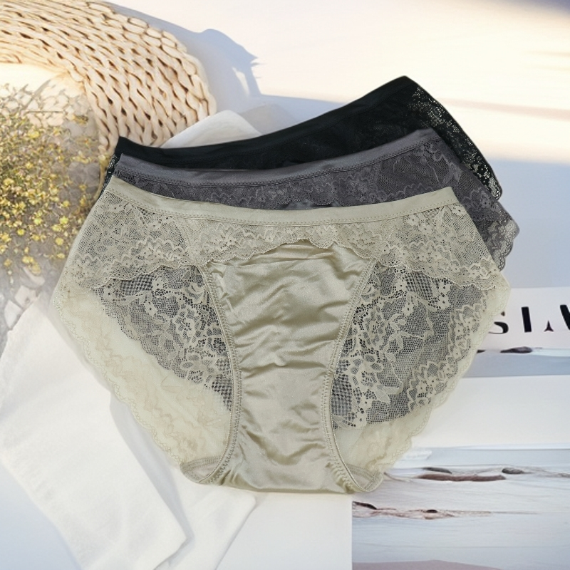 [双12年终促]【凰家12/7真】A501-A600女士内裤莫代尔蕾丝舒适透气