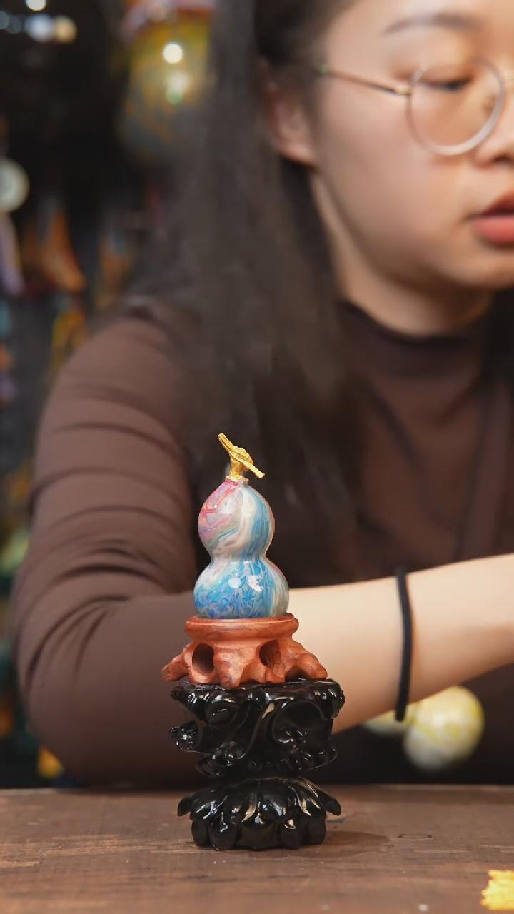 【闪购商品】952号-大漆小葫芦挂件