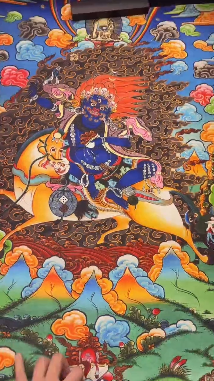 装裱画唐卡藏艺阁精美绘画作品TK16019