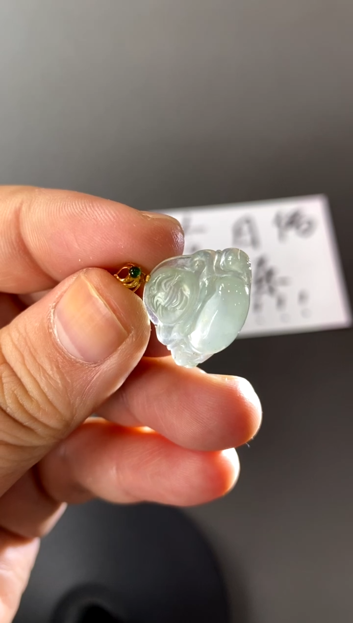 【闪购商品】翡翠颈饰18K金镶嵌买断价