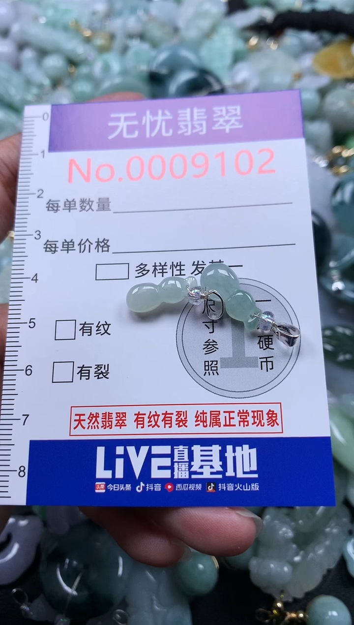 颈饰未镶嵌翡翠9102