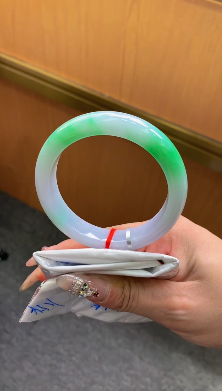 未镶嵌手镯翡翠-F76-正圈57.1