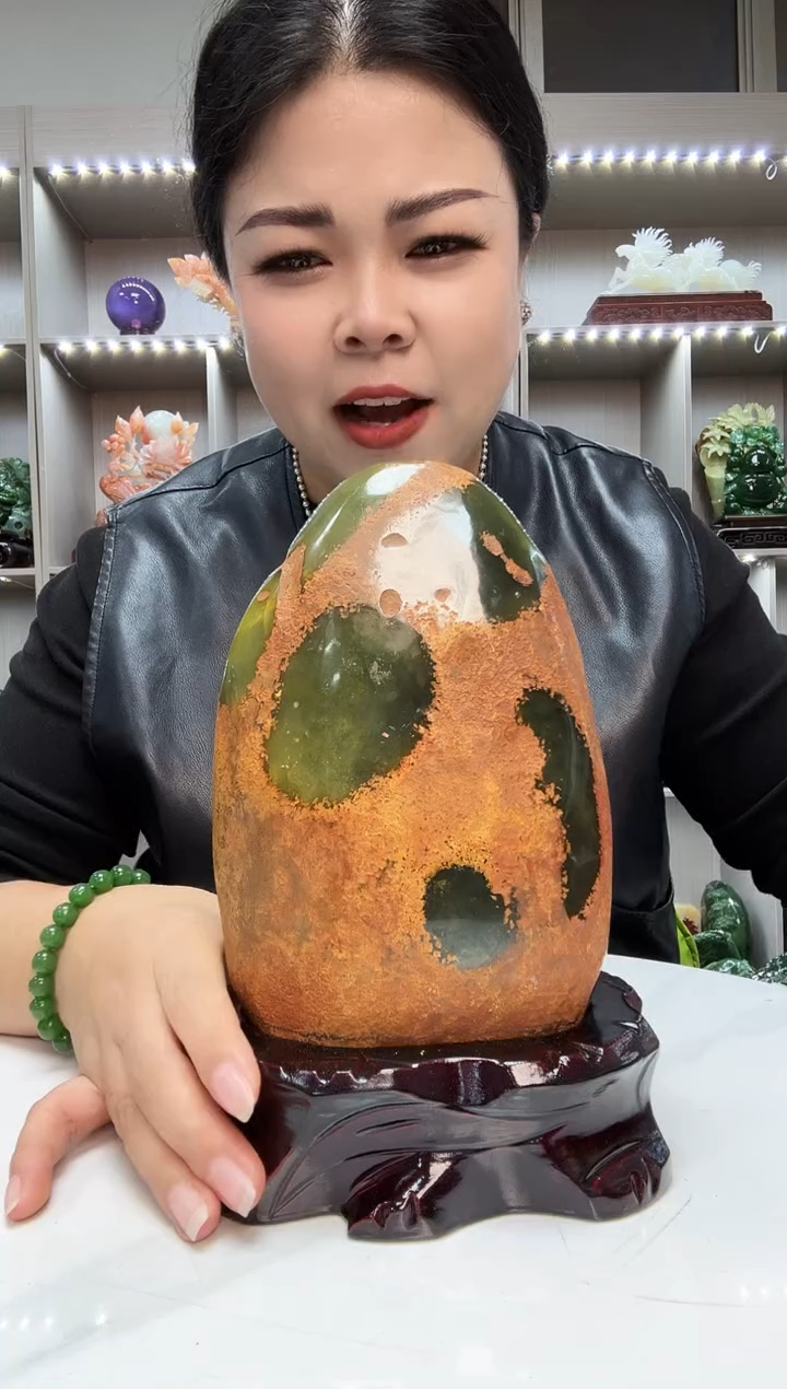 石材天然石材摆件博古架精品