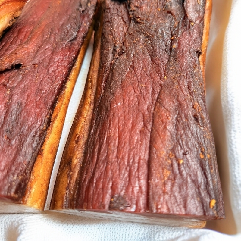 平利特产正宗风干五花腊肉烟熏腊肉烟熏肉质紧实风味好吃