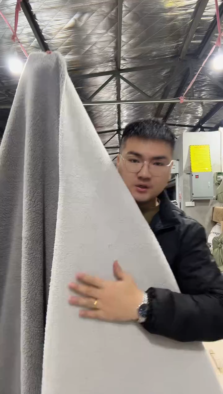 兔毛【2.3*2.3米双层加厚毯子】外贸原单毛毯底价拼手速