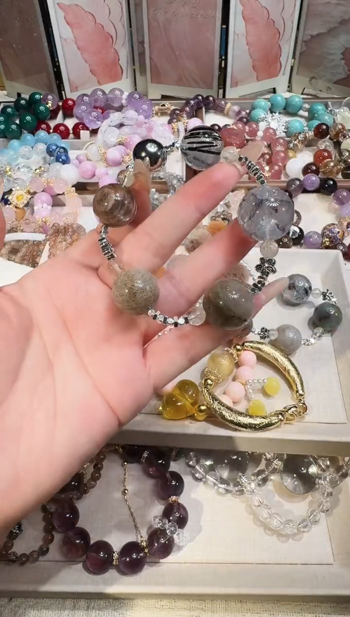 未镶嵌手串水晶多样性发一