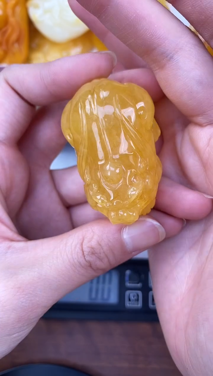 裸石琥珀未镶嵌天然琥珀蜜蜡