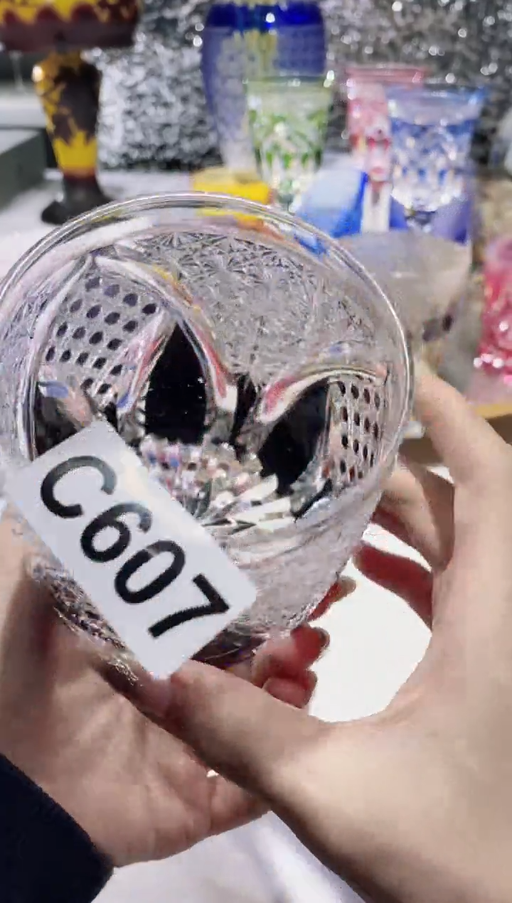 【闪购商品】水晶玻璃无手柄款微瑕607福利杯杯杯杯杯