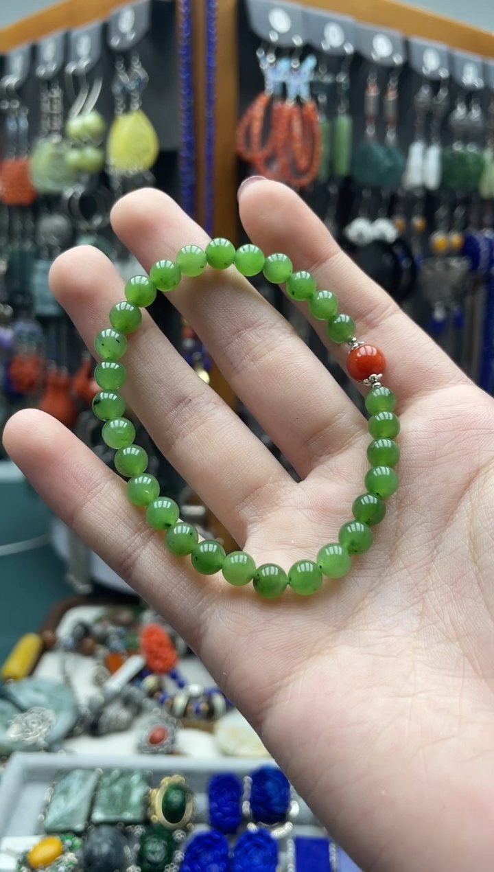 【闪购商品】和田玉（碧玉）手链未镶嵌饰品