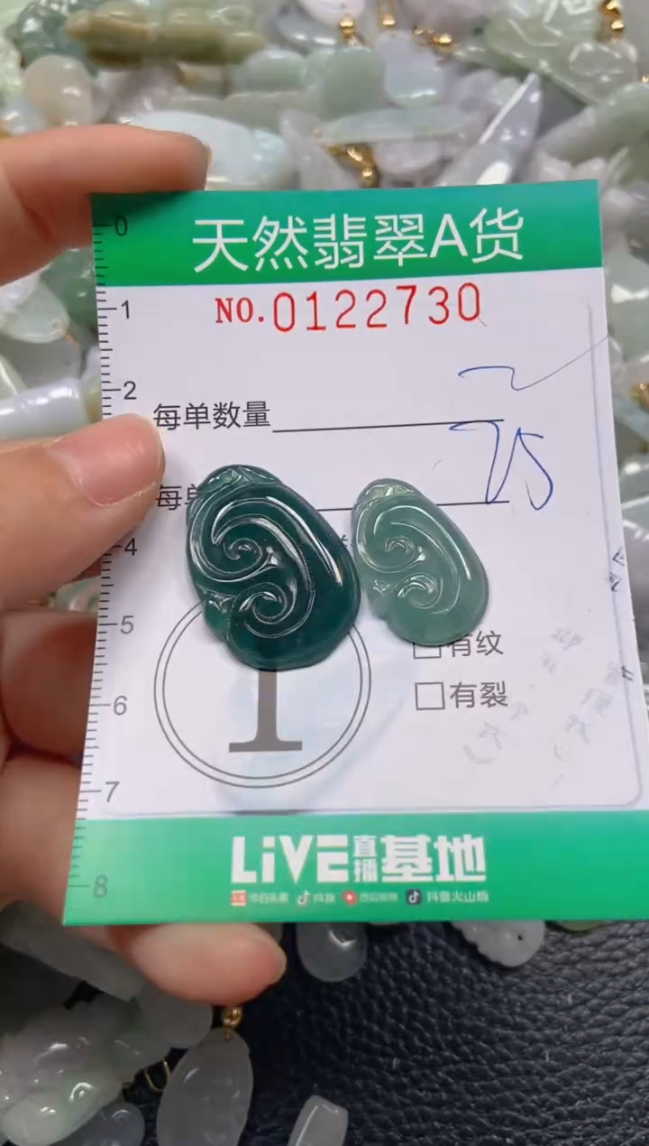 翡翠未镶嵌颈饰闪购0122730