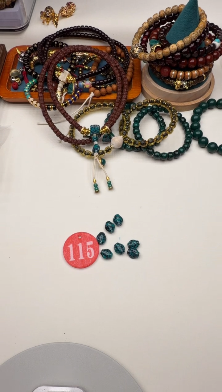 琉璃/树脂/塑料类五眼六通115号