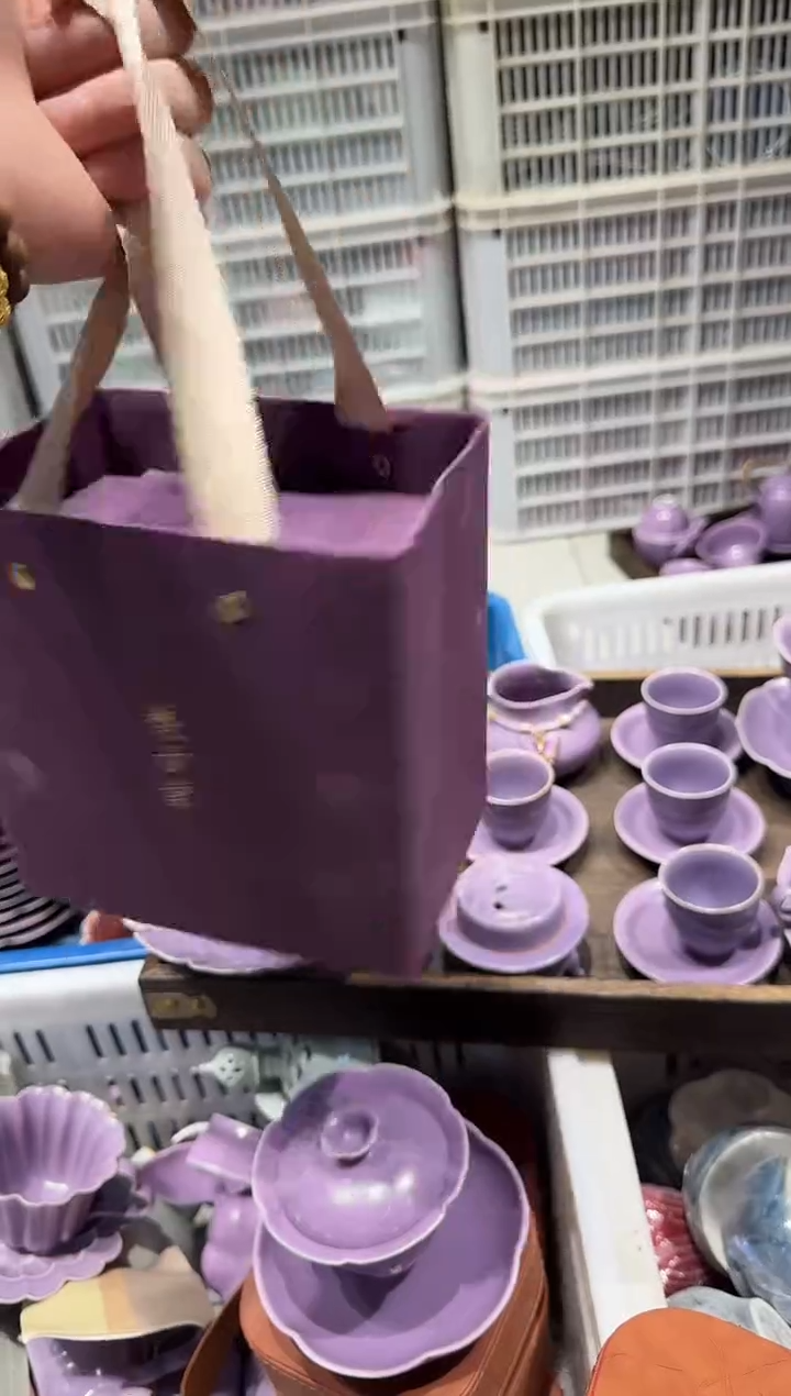 瓷片瓷茶具礼盒 