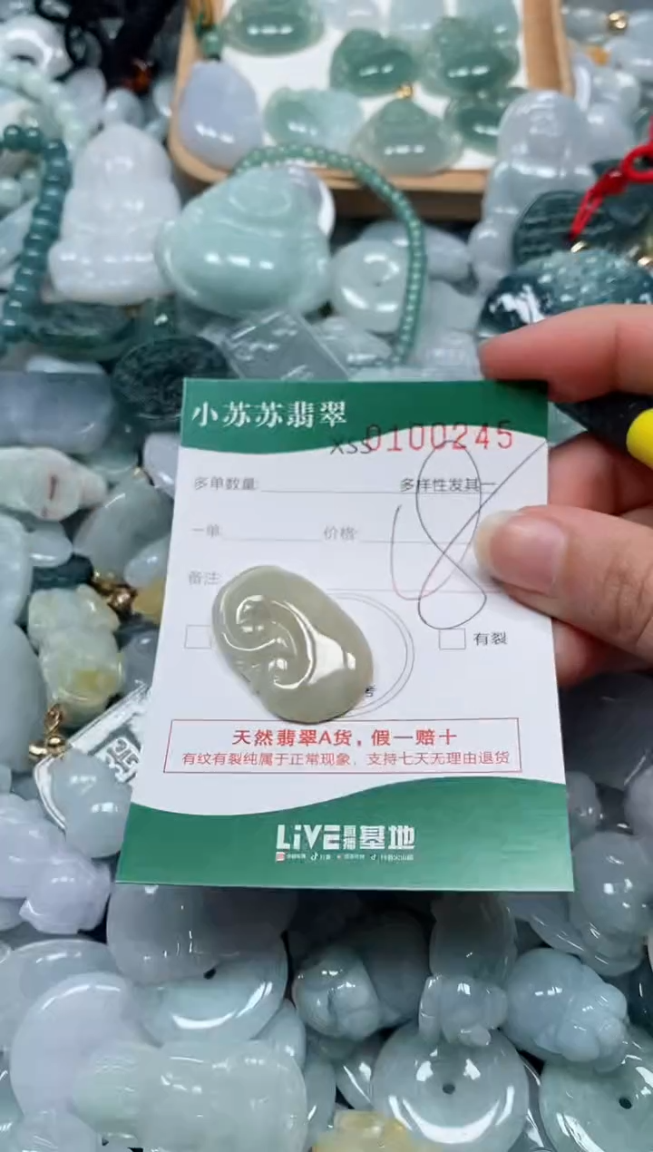 【闪购商品】翡翠颈饰未镶嵌闪购商品0100245