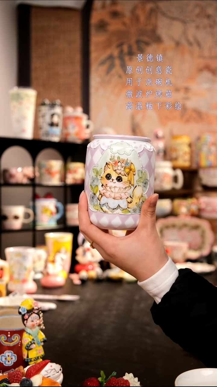 摆件陶旺的可以陶瓷设计师款