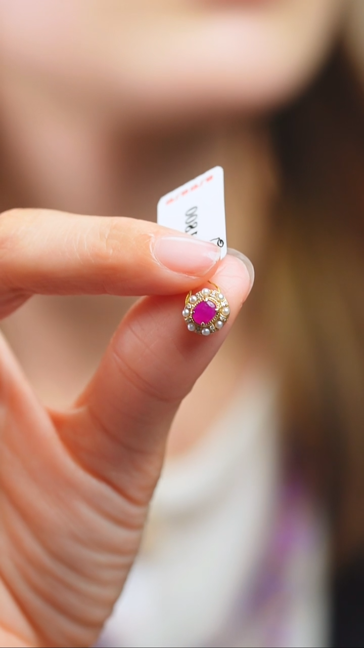 苏纪石（舒俱来）18K金镶嵌吊坠(不含链)22