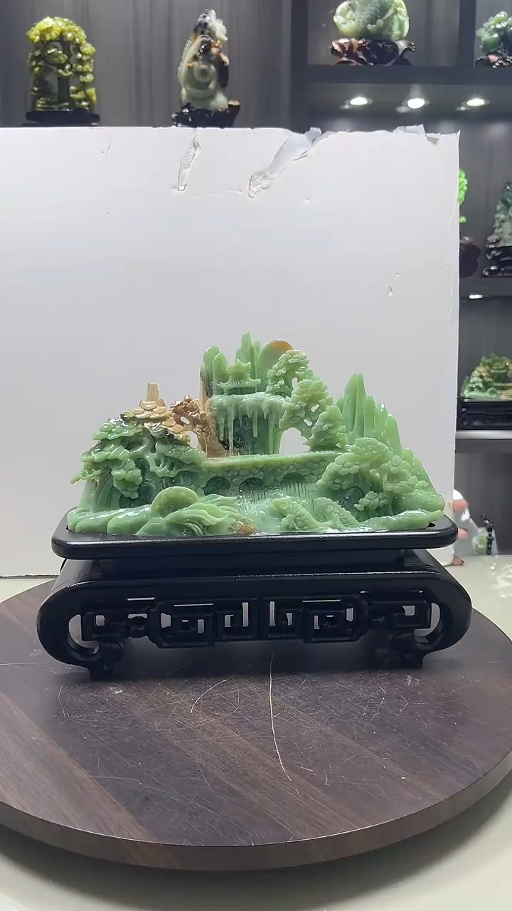 玉用****2山水摆件家居摆件