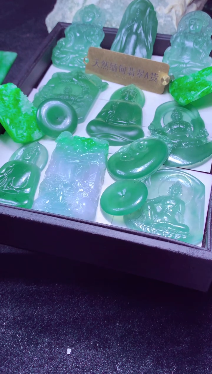 未镶嵌定制翡翠天然缅甸翡翠A货官方基地发货