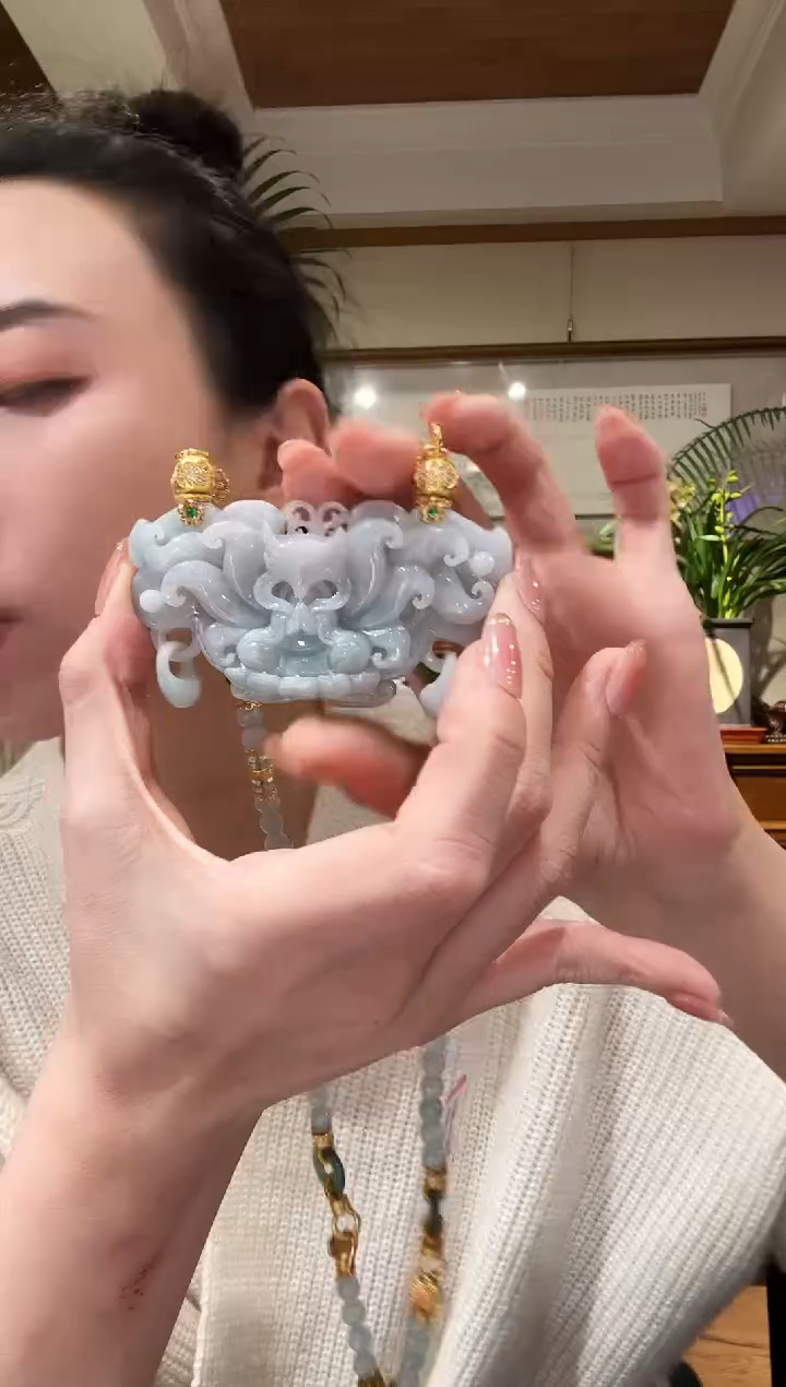 【闪购商品】翡翠颈饰未镶嵌国风