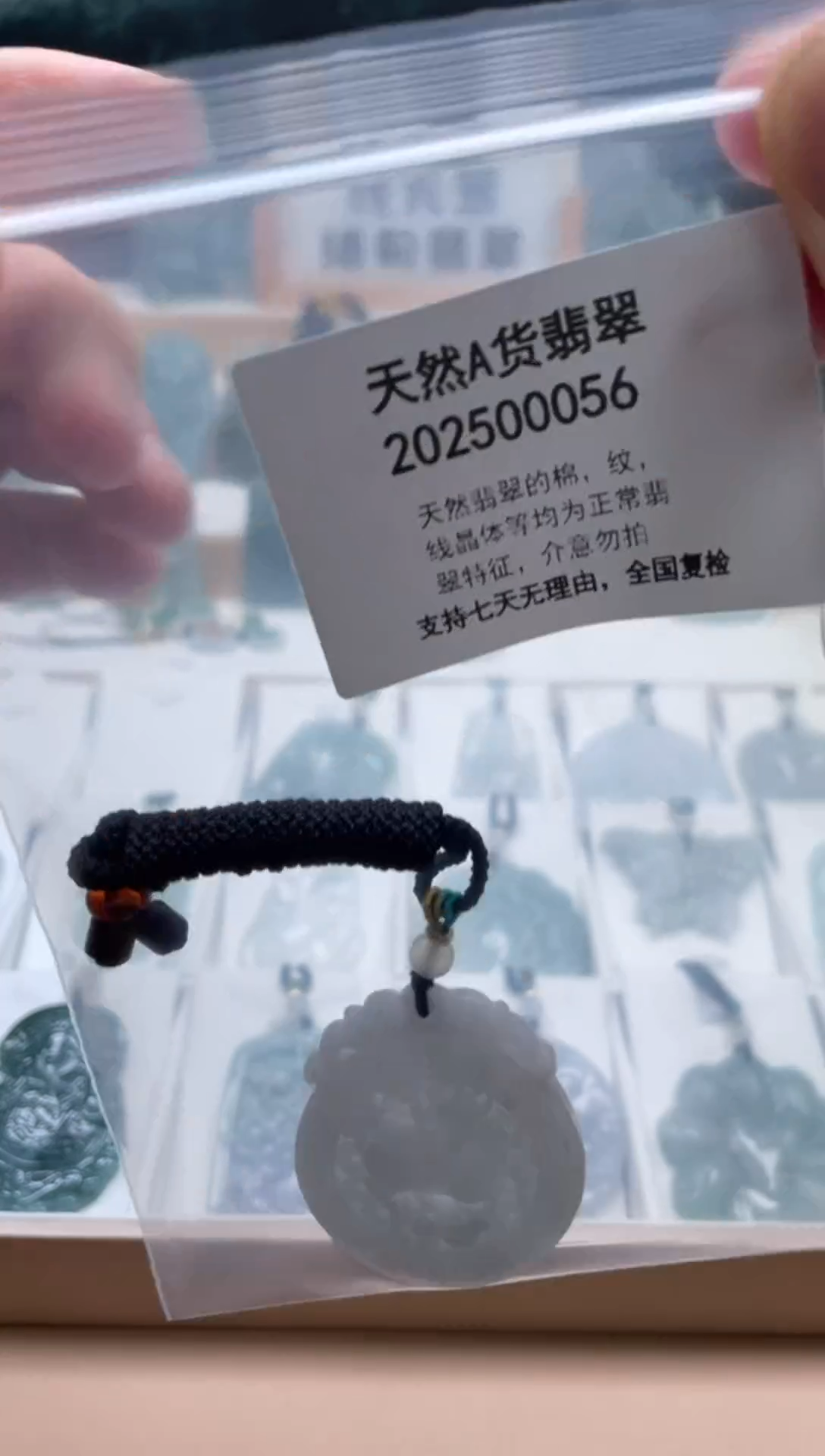 颈饰未镶嵌翡翠翠峰翡翠202512090056