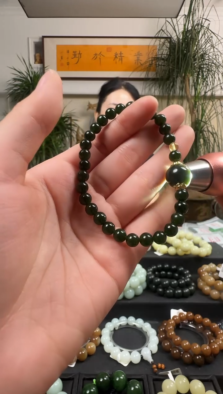 手串未镶嵌和田玉手串