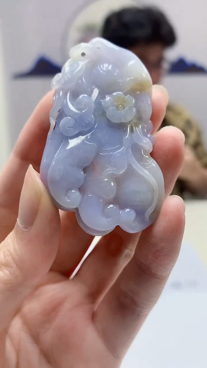 【闪购商品】定制翡翠未镶嵌4688zm-毛货挂件瓜158