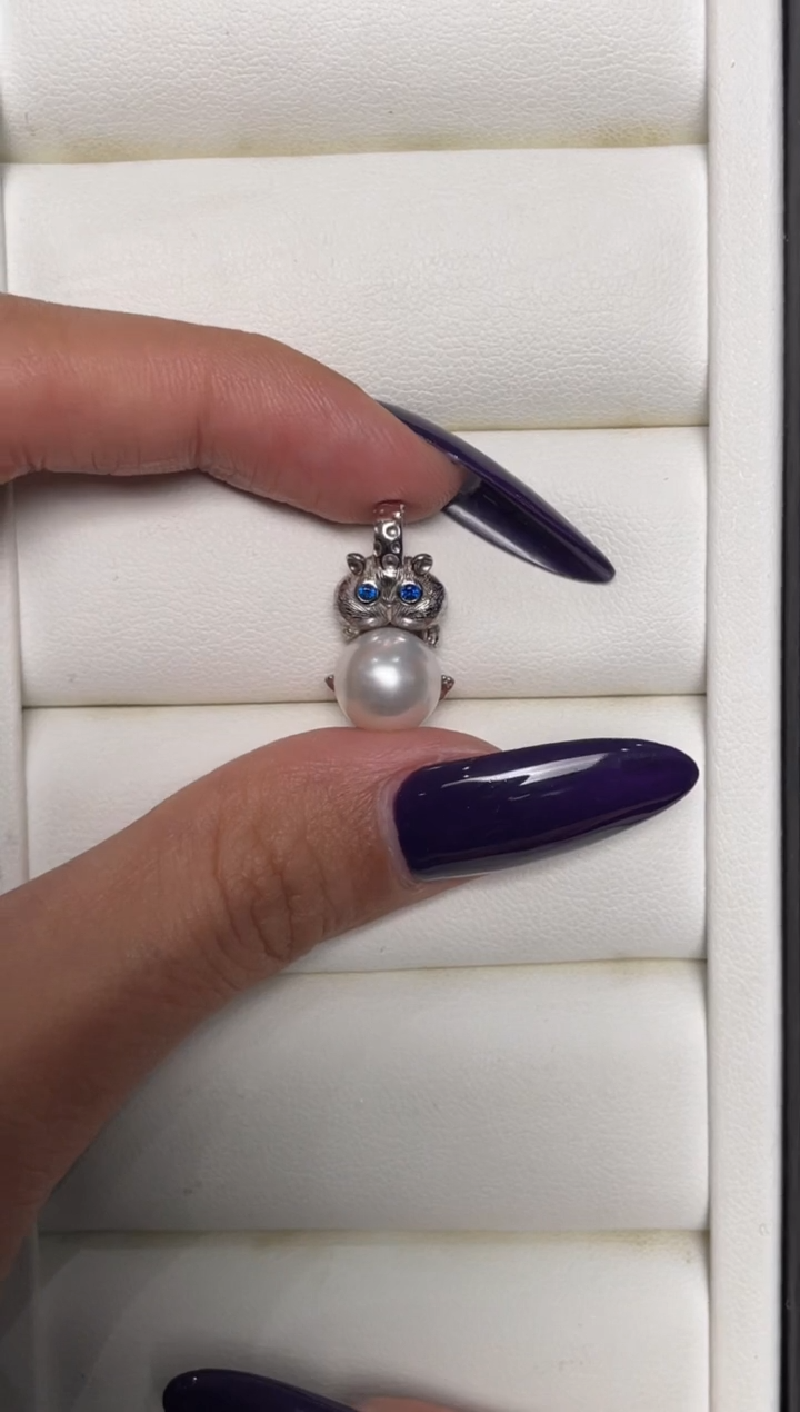 【闪购商品】海水珍珠颈饰银S925镶嵌澳白