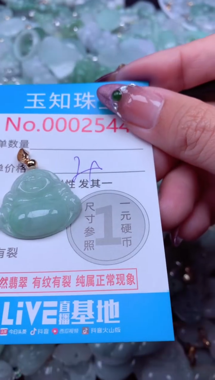 吊坠(不含链)未镶嵌翡翠2544