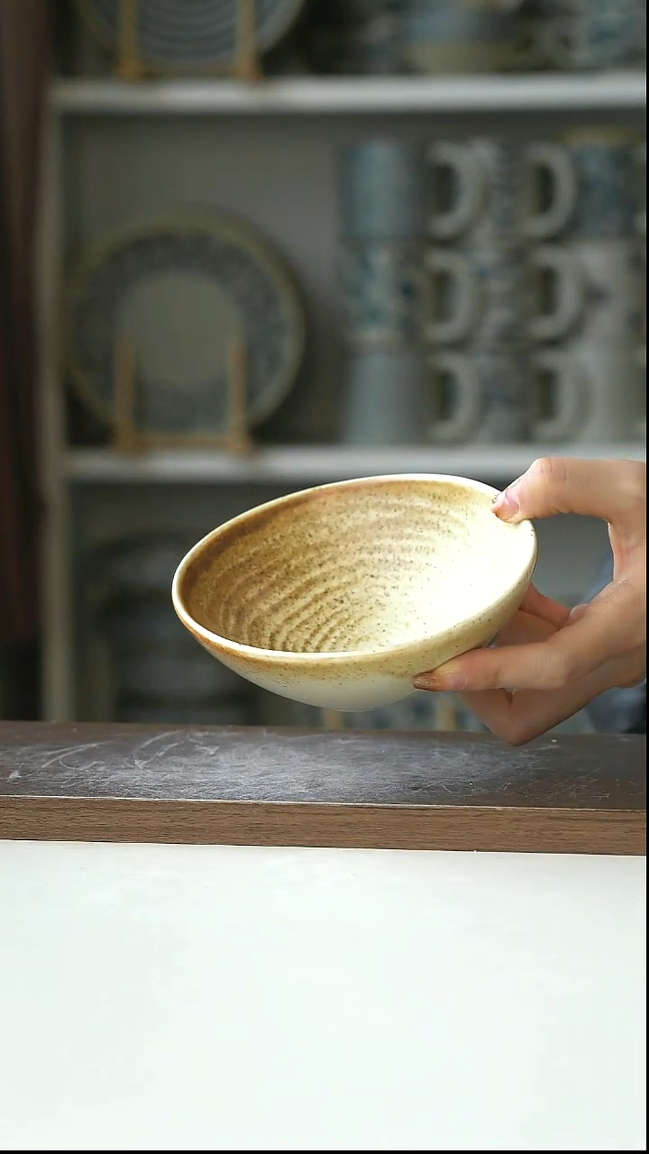 陶DXC年轮米饭碗14cm@4-2@