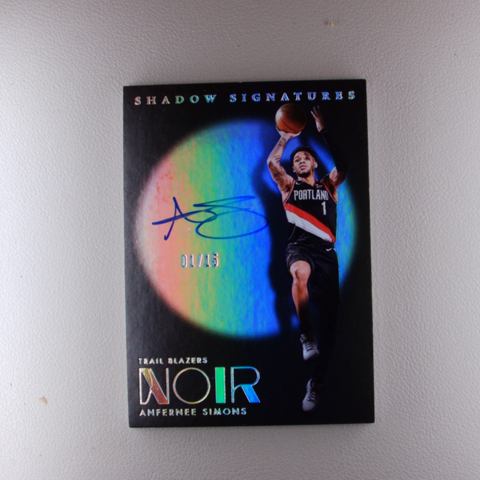 安芬尼西蒙斯 15编 NOIR  帕尼尼NBA国宝手提签字球星卡