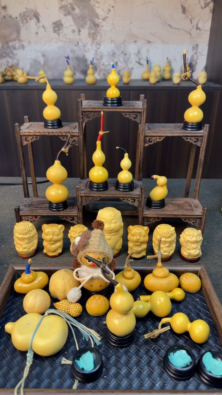 ?****仔桌面摆件文玩葫芦 