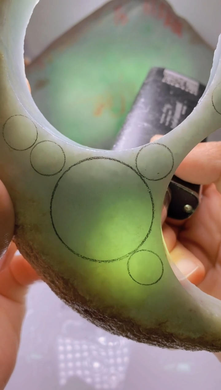 翡翠裸石天然缅甸翡翠A货551