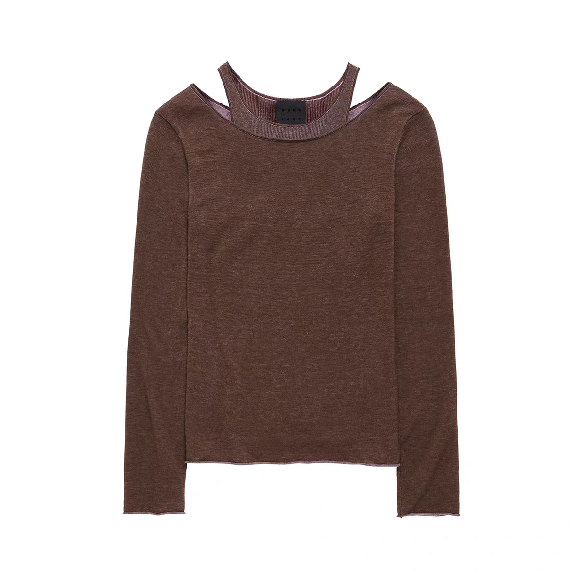 VVNK JANE PLUS百搭两件式打底T恤上衣女25秋季新品