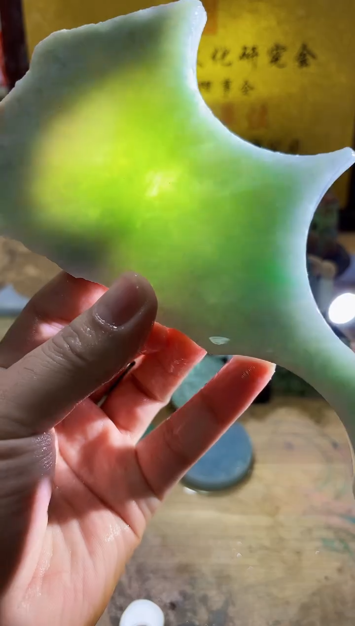 未镶嵌挂件翡翠A货常星7596