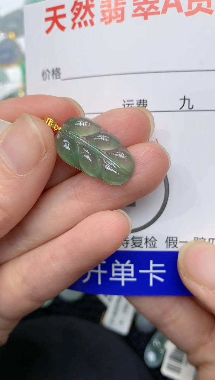 【闪购商品】翡翠颈饰18K金镶嵌11111111