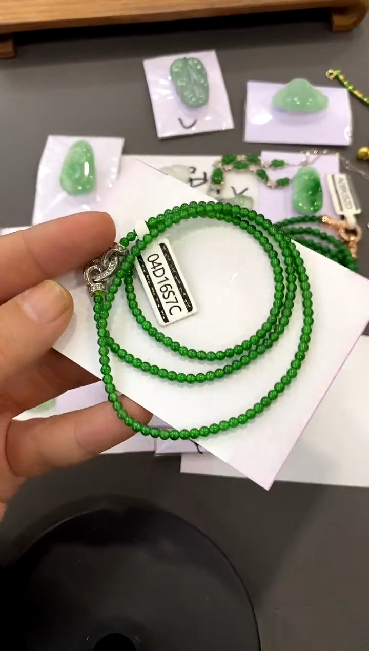 【闪购商品】定制翡翠未镶嵌珠串买断价