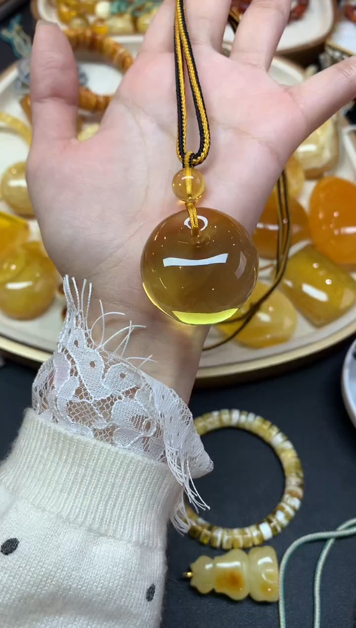 【闪购商品】蜜蜡裸石未镶嵌吊坠A130|980