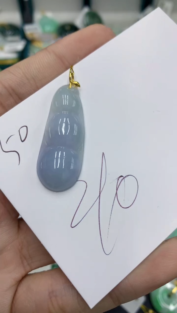 【闪购商品】翡翠颈饰18K金镶嵌翡翠