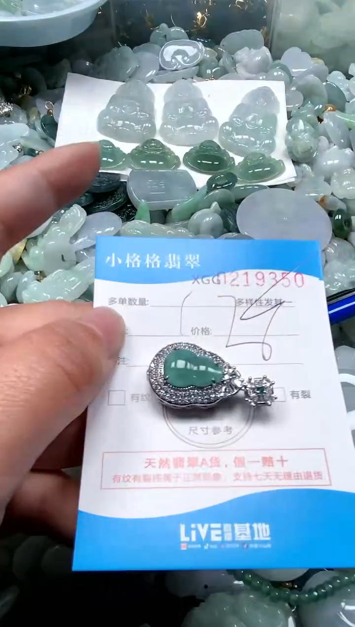 【闪购商品】翡翠颈饰未镶嵌闪购商品0219350